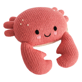 Cuddle Decor Cuddle Kind Baby Crab Coral front