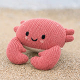 Cuddle Decor Cuddle Kind Baby Crab Coral front lifestyle