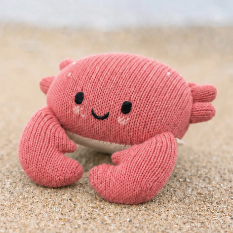 Cuddle Decor Cuddle Kind Baby Crab Coral front lifestyle