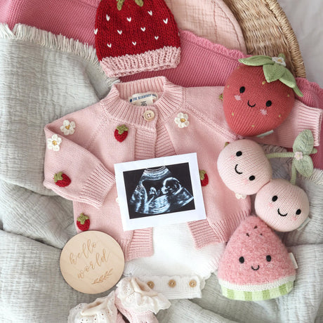 Cuddle Decor Cuddle Kind Baby Cherries Blush lifestyle
