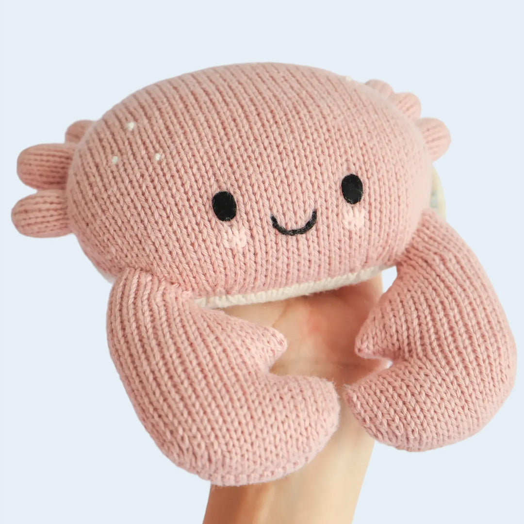Cuddle Decor Cuddle Kind Baby Crab Blush front