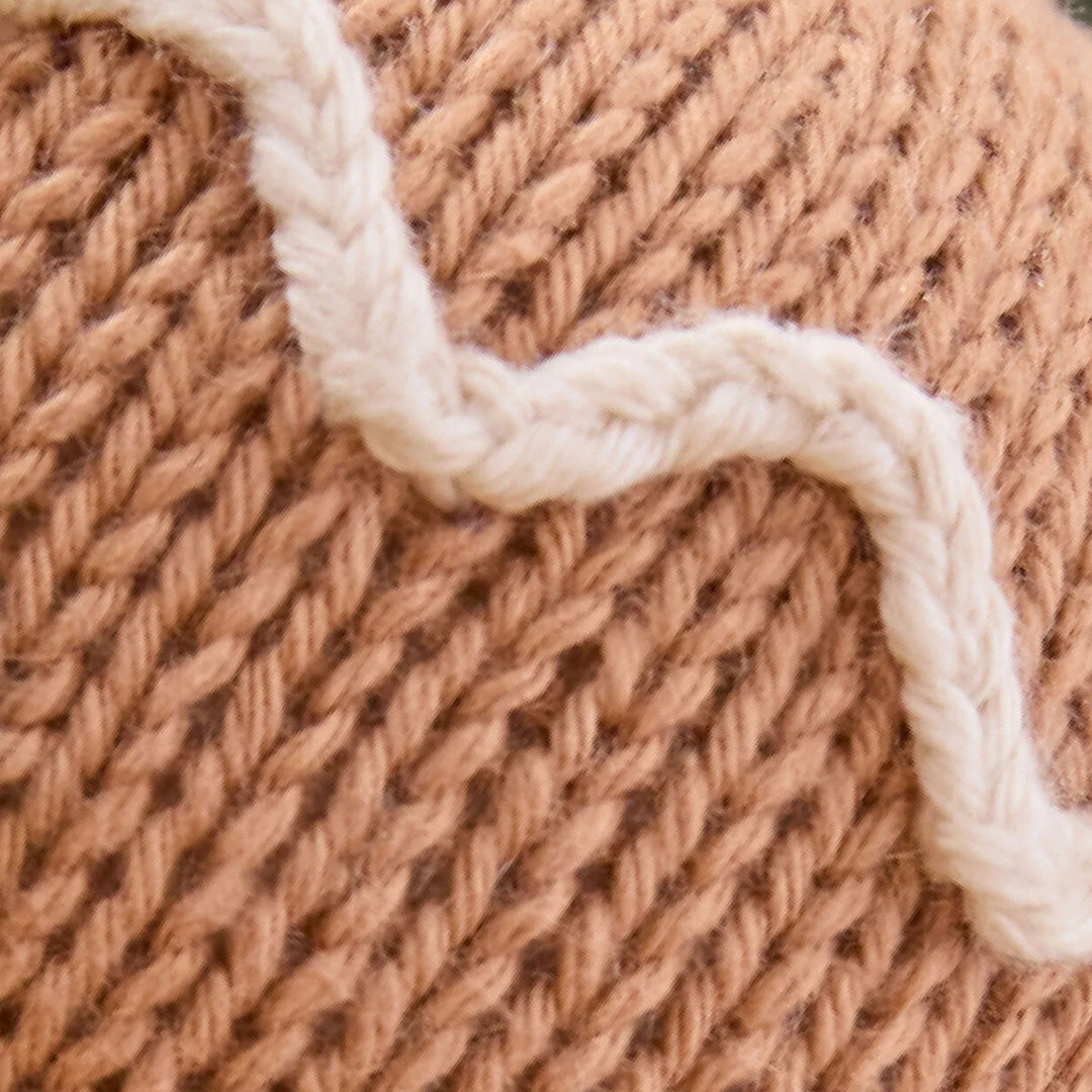 Cuddle Kind Baby Gingerbread Candy Swirl close up