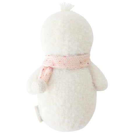 Cuddle Kind Baby Snowman Candy Fleck back