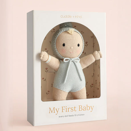 Cuddle Decor Cuddle Kind My First Baby Bluebell 14" front lifestyle