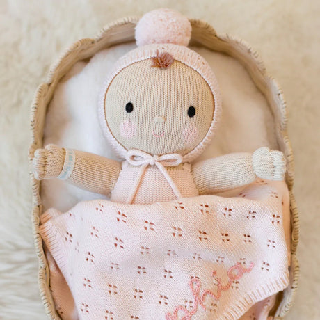 Cuddle Decor Cuddle Kind My First Baby Blush 14" front lifestyle