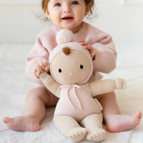 Cuddle Decor Cuddle Kind My First Baby Blush 14" front lifestyle