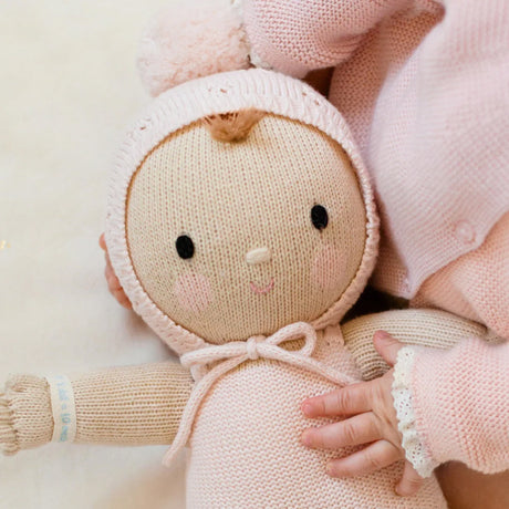 Cuddle Decor Cuddle Kind My First Baby Blush 14" front lifestyle