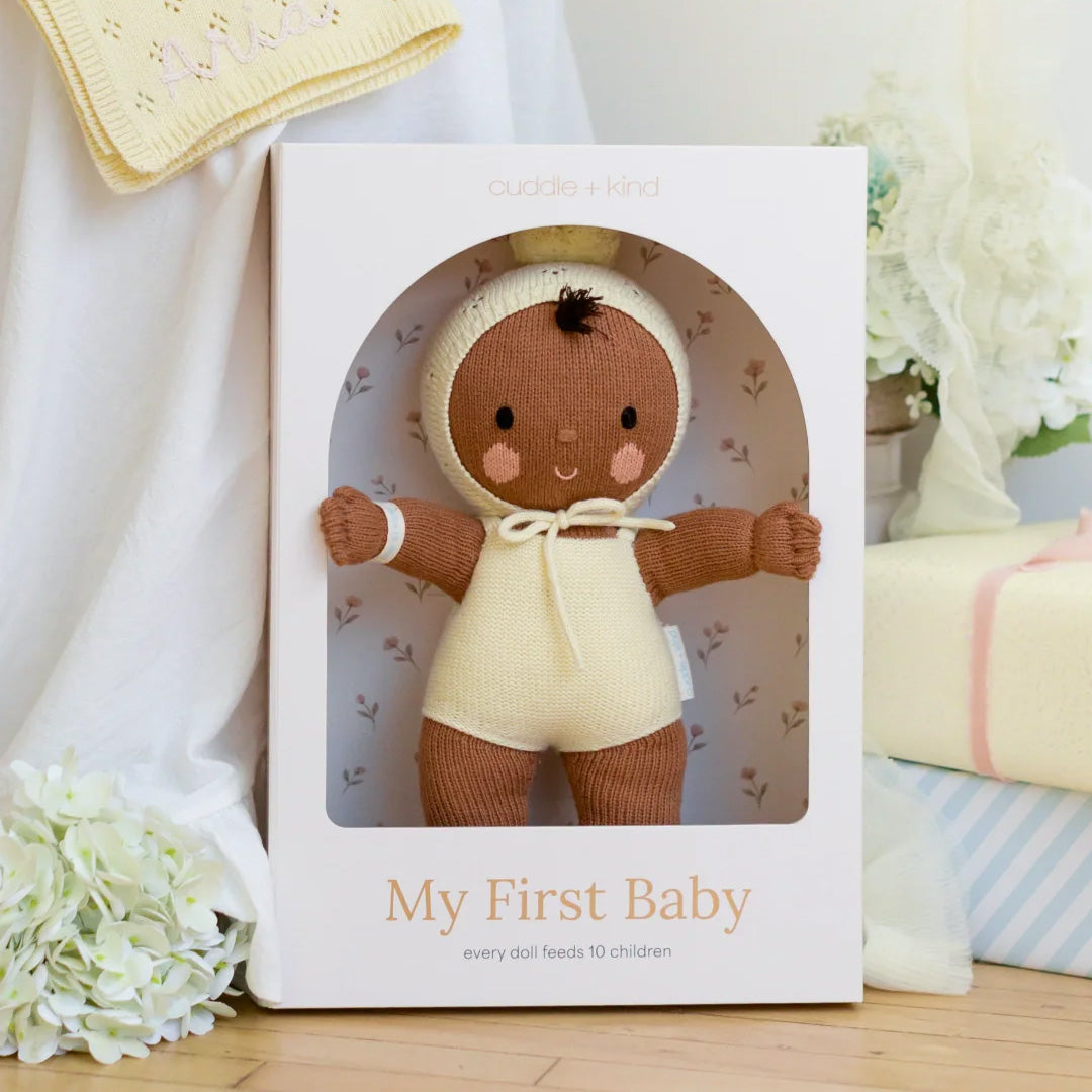 Cuddle Decor Cuddle Kind My First Baby Buttercup 14" front lifestyle