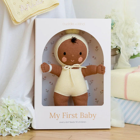 Cuddle Decor Cuddle Kind My First Baby Buttercup 14" front lifestyle
