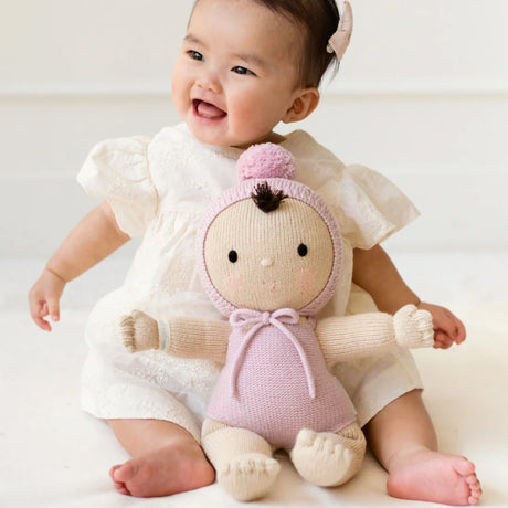 Cuddle Decor Cuddle Kind My First Baby Lavender 14" front lifestyle
