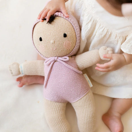 Cuddle Decor Cuddle Kind My First Baby Lavender 14" front lifestyle