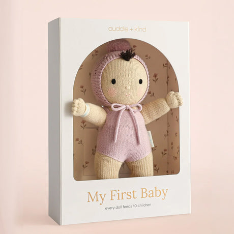 Cuddle Decor Cuddle Kind My First Baby Lavender 14" front lifestyle