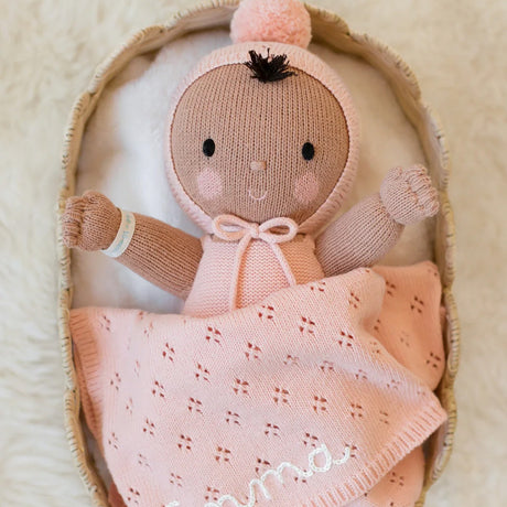 Cuddle Decor Cuddle Kind My First Baby Peach 14" front lifestyle