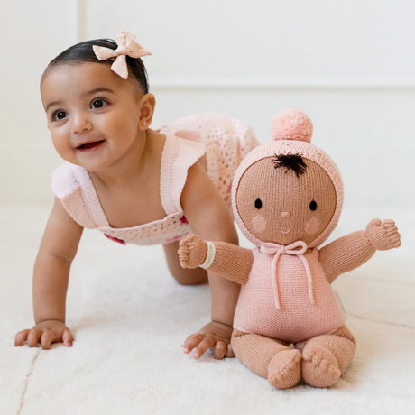 Cuddle Decor Cuddle Kind My First Baby Peach 14" front lifestyle