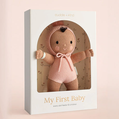Cuddle Decor Cuddle Kind My First Baby Peach 14" front lifestyle