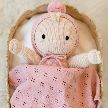 Cuddle Decor Cuddle Kind My First Baby Berry Rose close up