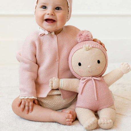 Cuddle Decor Cuddle Kind My First Baby Berry Rose lifestyle