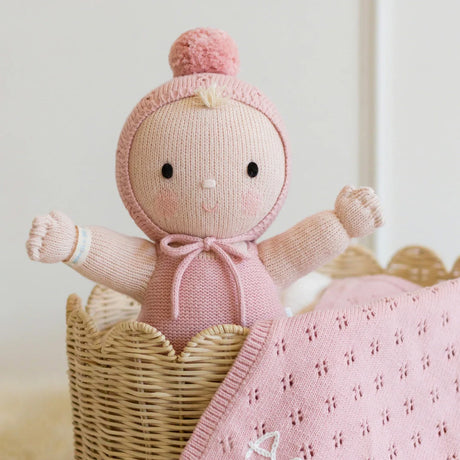 Cuddle Decor Cuddle Kind My First Baby Berry Rose lifestyle