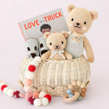 Cuddle Decor Alexander the Honey Bear by Cuddle+Kind set