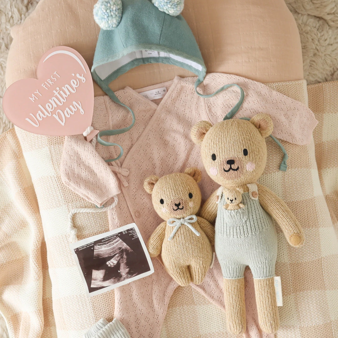 Cuddle Decor Alexander the Honey Bear by Cuddle+Kind lifestyle 2