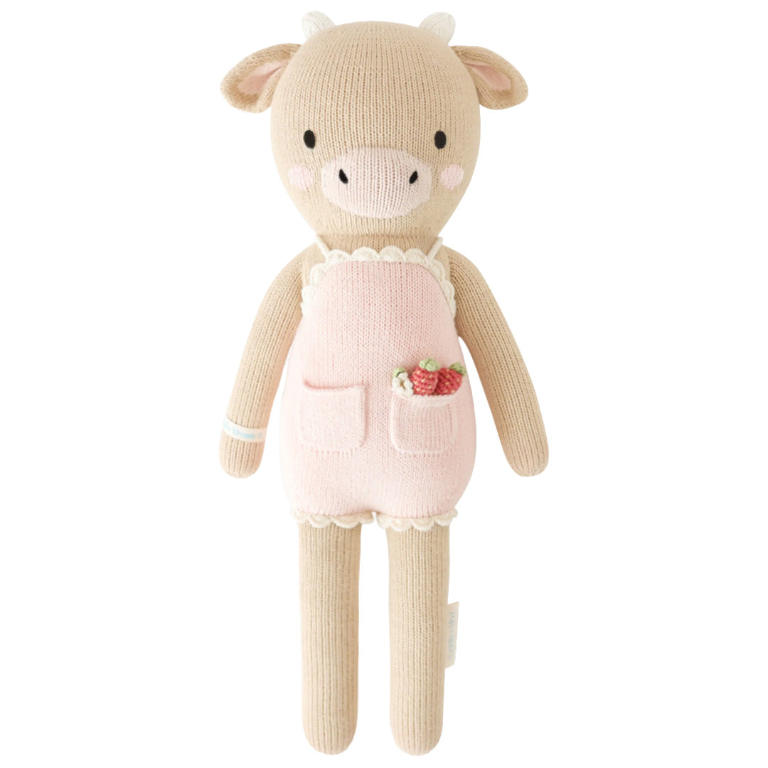 Cuddle Decor Cuddle Kind Ava the Cow Powder Pink front