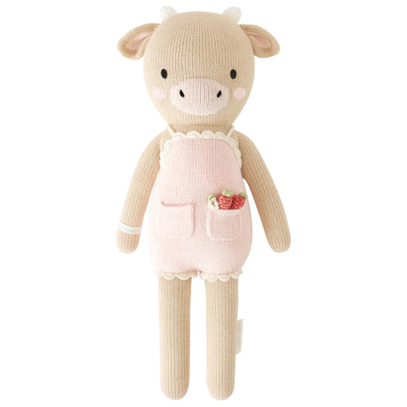 Cuddle Decor Cuddle Kind Ava the Cow Powder Pink front