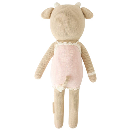 Cuddle Decor Cuddle Kind Ava the Cow Powder Pink back