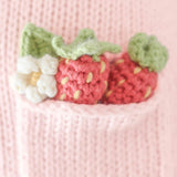 Cuddle Decor Cuddle Kind Ava the Cow Powder Pink close up
