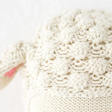 Cuddle Decor Avery the Lamb by Cuddle+Kind front close up