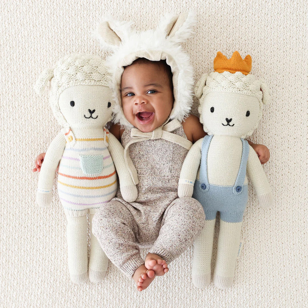Cuddle Decor Avery the Lamb by Cuddle+Kind front lifestyle 3