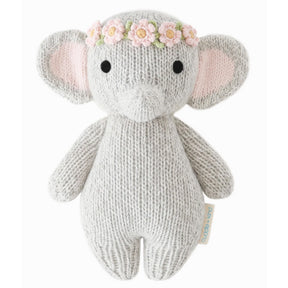 Cuddle Kind Baby Elephant Blush Floral 1