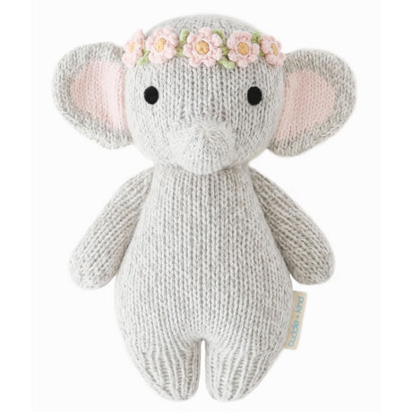 Cuddle Kind Baby Elephant Blush Floral 1