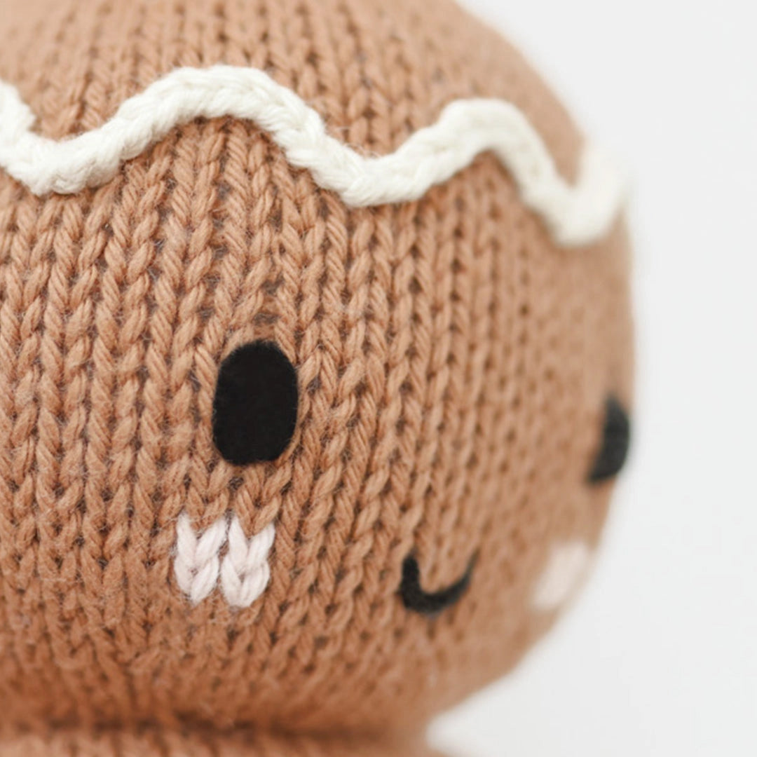Cuddle Decor Baby Gingerbread Icing White by Cuddle+Kind close up