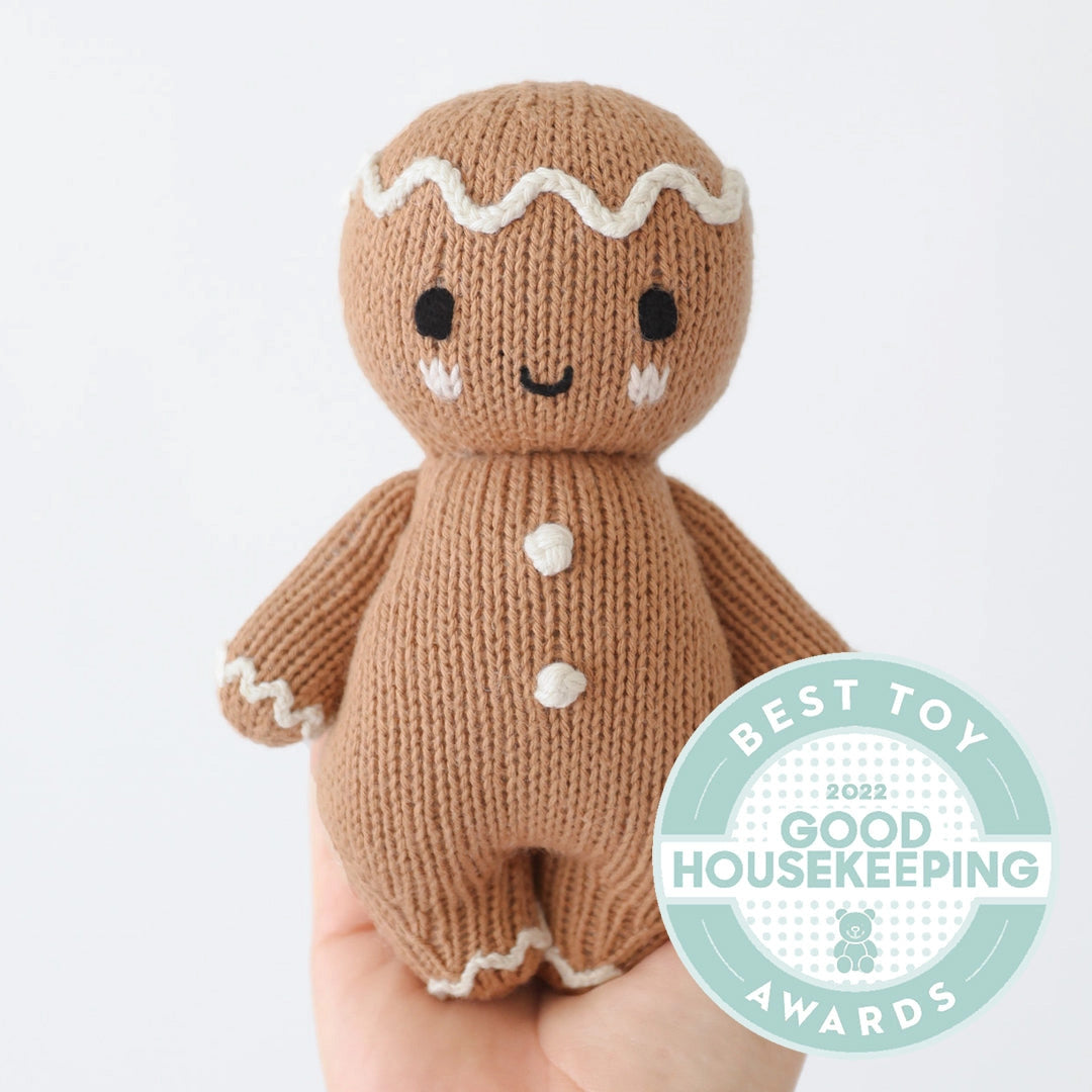 Cuddle Decor Baby Gingerbread Icing White by Cuddle+Kind front