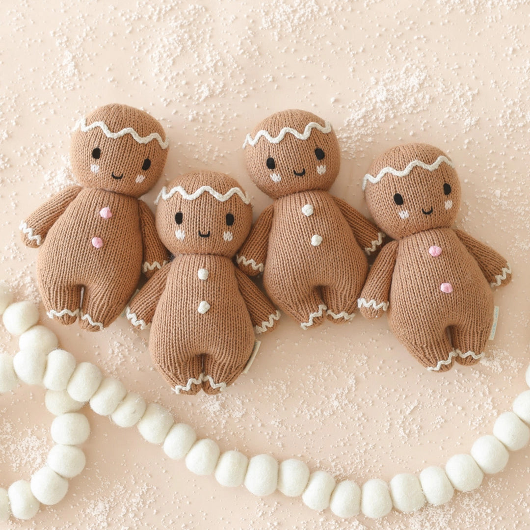 Cuddle Decor Baby Gingerbread Icing White by Cuddle+Kind set