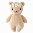Cuddle Kind Baby Honey Bear Ivory Floral 1