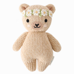 Cuddle Kind Baby Honey Bear Ivory Floral 1