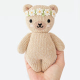 Cuddle Kind Baby Honey Bear Ivory Floral 4