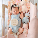 Cuddle Kind Baby Parrot Sky Blue 7