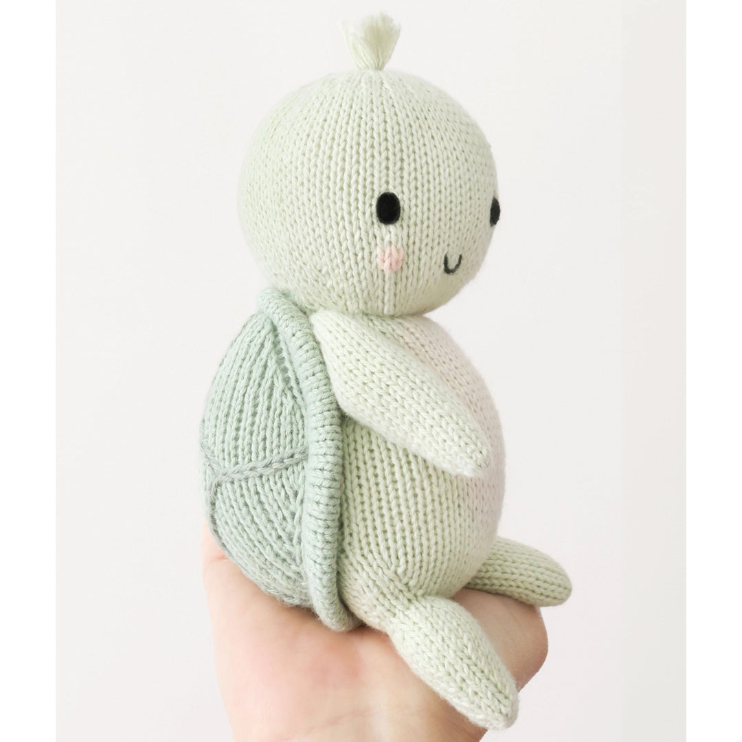 Cuddle Kind Baby Sea Turtle Kelp Green 5