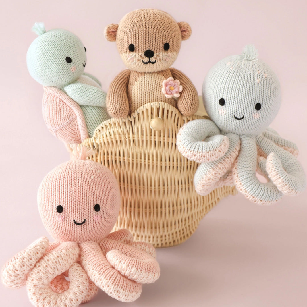 Cuddle Kind Baby Sea Turtle Kelp Green 9