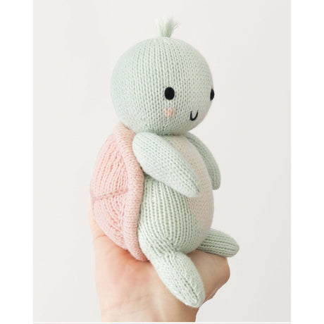 Cuddle Decor Cuddle and Kind Baby Sea Turtle Powder Pink front