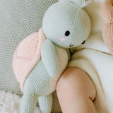 Cuddle Decor Cuddle and Kind Baby Sea Turtle Powder Pink lifestyle