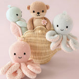 Cuddle Decor Cuddle and Kind Baby Sea Turtle Powder Pink set