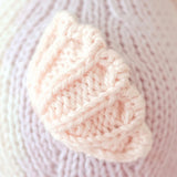 Cuddle Decor Cuddle and Kind Baby Seahorse Lilac  close up