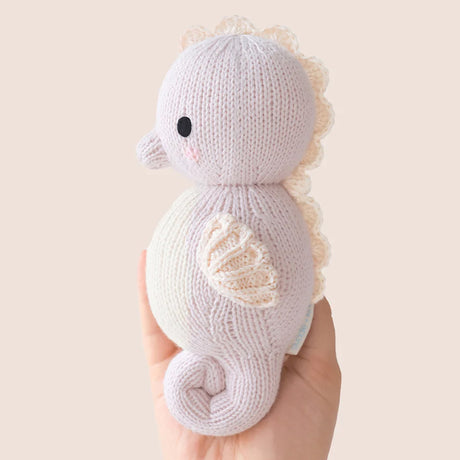Cuddle Decor Cuddle and Kind Baby Seahorse Lilac  lifestyle