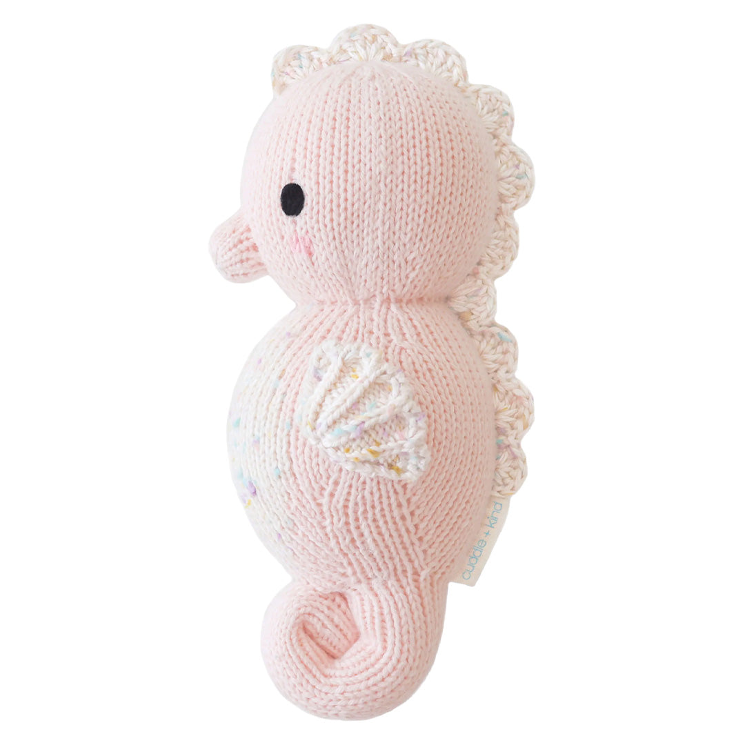 Cuddle Decor Cuddle and Kind Baby Seahorse Powder Pink front