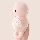 Cuddle Decor Cuddle and Kind Baby Seahorse Powder Pink close up