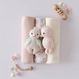 Cuddle Decor Cuddle and Kind Baby Seahorse Powder Pink set