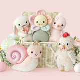 Cuddle Decor Baby Snail Peony by Cuddle+Kind set